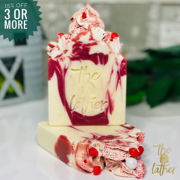 THE LATHER BARN Other - Peppermint Goat Milk & Cream Essential Lather